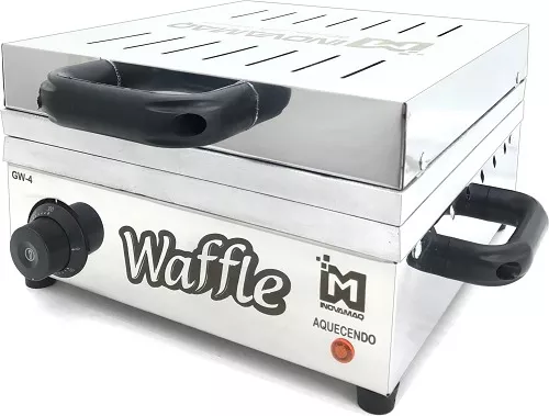 Foto 2 de Máquina de Waffle Profissional Modelo GW-4 127v