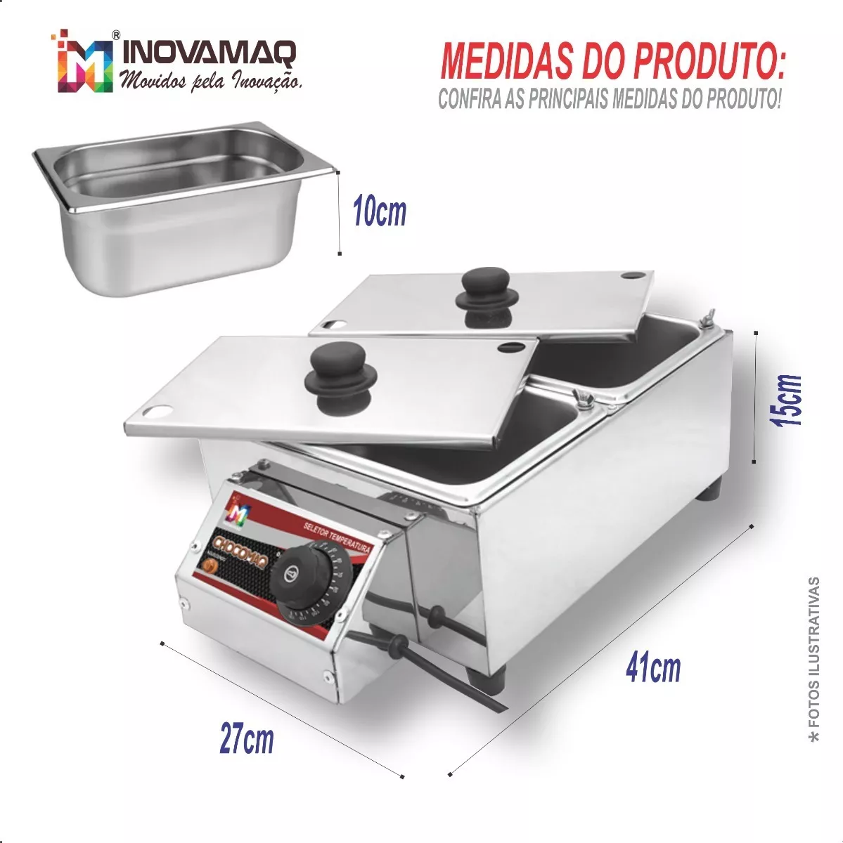 Foto 4 de Derretedeira de Chocolate CM‑5L/2 127 V