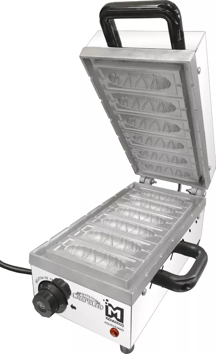 Foto 4 de Máquina de Crepe Suíço AD6P | 6 Cavidades Profissional 127v