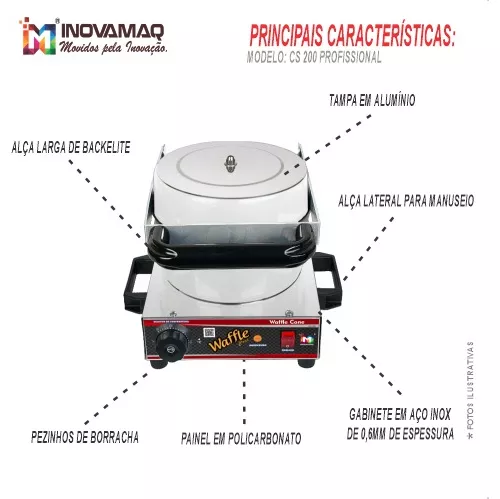 Foto 8 de Máquina de Casquinha de Sorvete - 127v