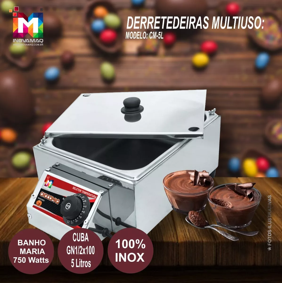 Foto 2 de Derretedeira de Chocolate - Modelo CM-5L - 220v