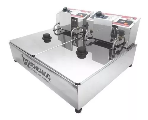 Foto 6 de Fritadeira Elétrica Profissional 2 Cubas Modelo FM-10L - 127v
