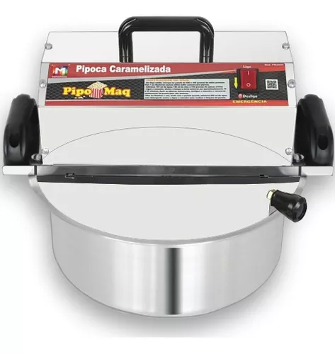 Foto 2 de Pipoqueira com Mexedor Elétrico para Pipocas Gourmet - Bivolt