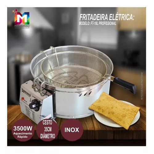 Foto 3 de Fritadeira Elétrica 10 Litros Tacho - Modelo FT-10L