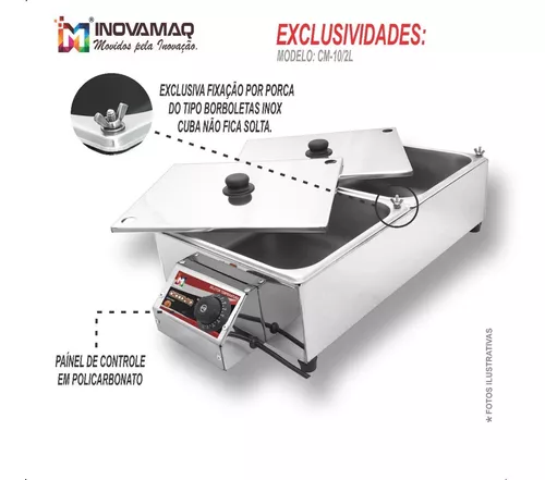Foto 5 de Derretedeira de Chocolate - Modelo CM - 10L/2 - 220V