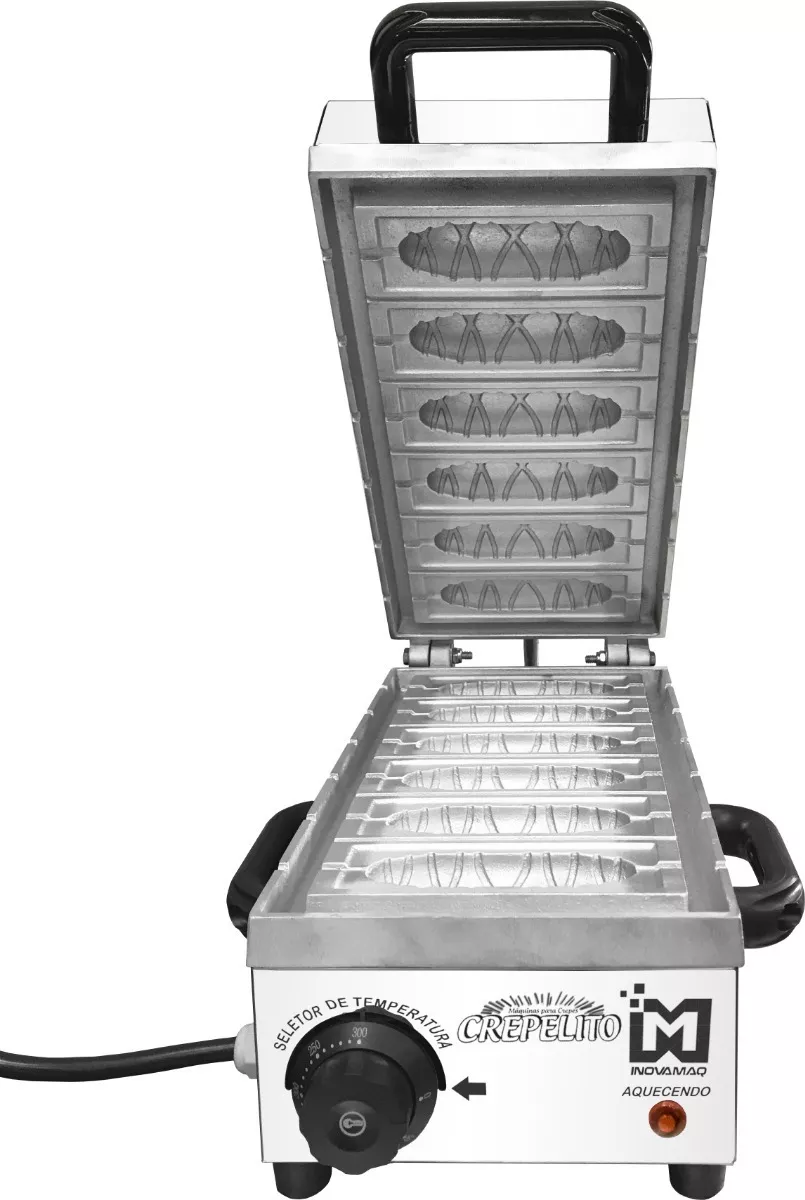 Foto 3 de Máquina de Crepe Suíço AD6P | 6 Cavidades Profissional 127v