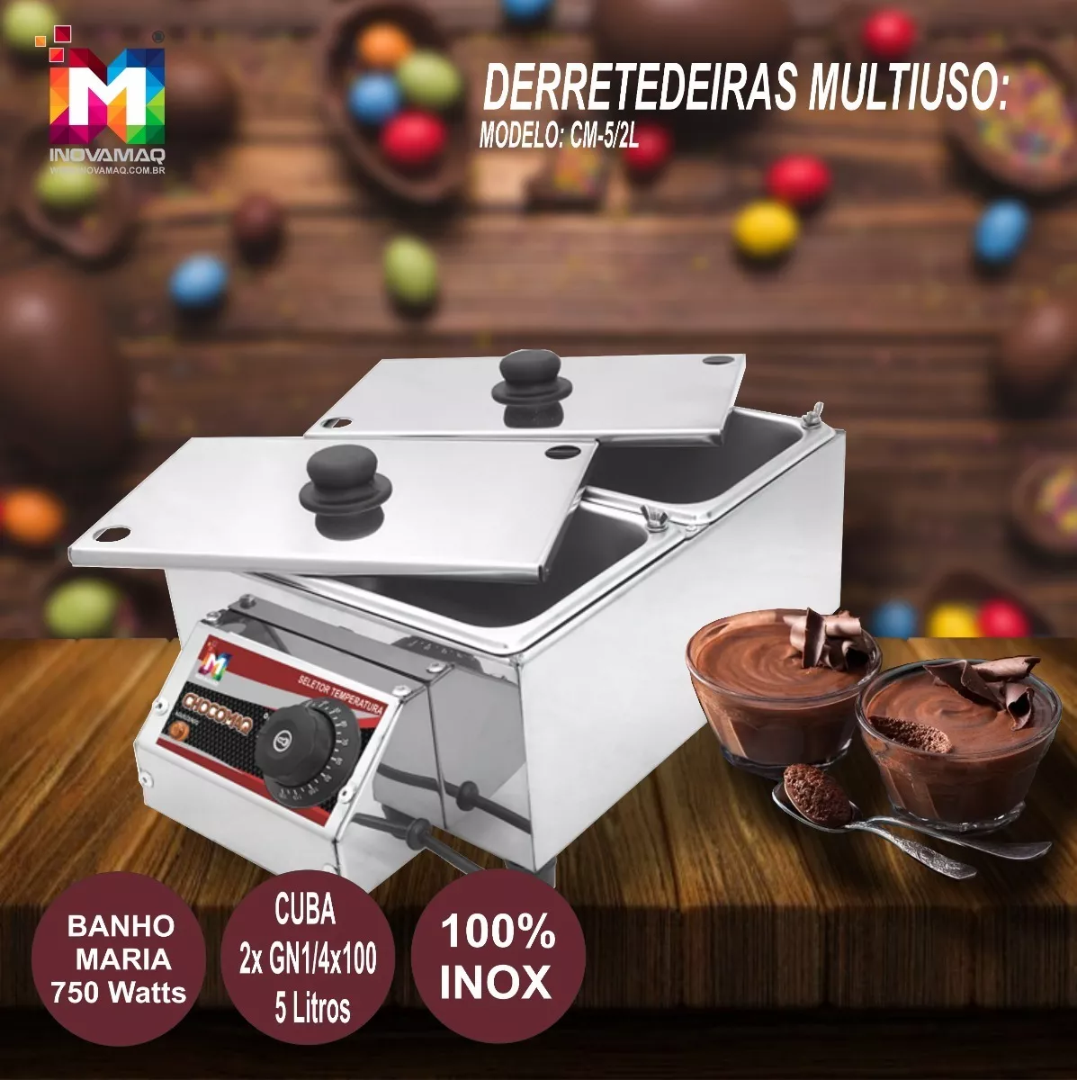 Foto 2 de Derretedeira de Chocolate CM‑5L/2 127 V