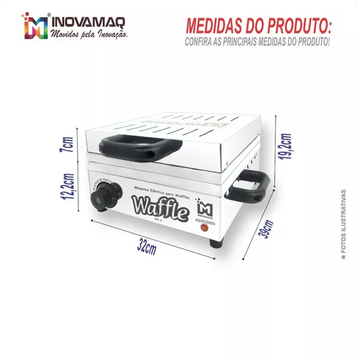 Foto 4 de Máquina de Waffle Profissional Modelo GW-4 127v