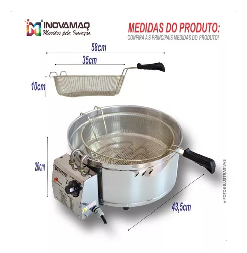 Foto 5 de Fritadeira Elétrica 10 Litros Tacho - Modelo FT-10L