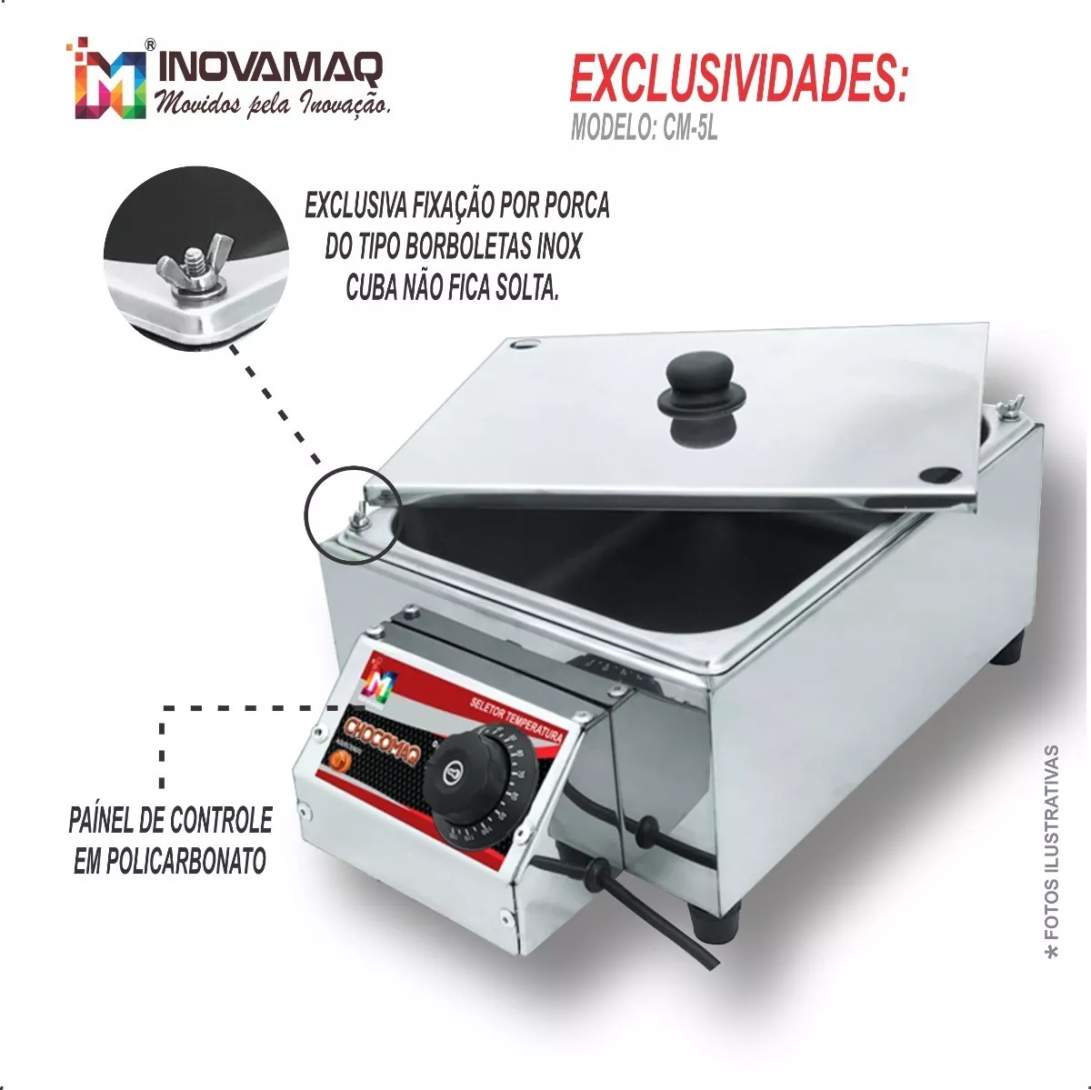 Foto 3 de Derretedeira de Chocolate - Modelo CM-5L - 220v