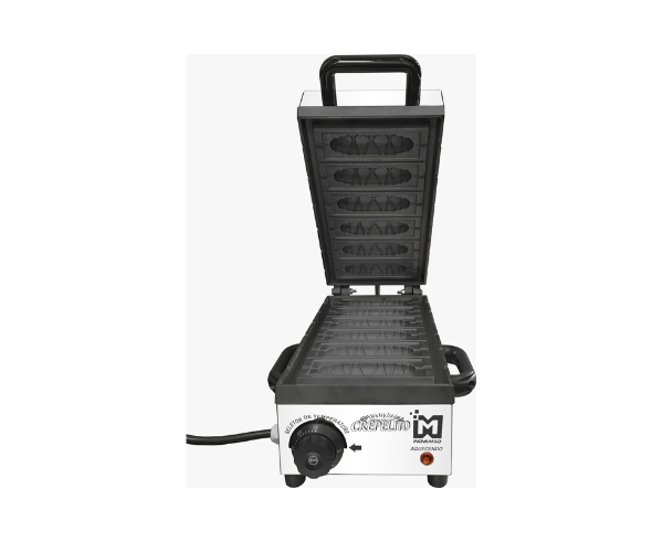 Máquina De Crepe 6 Cavidades Antiaderente - Modelo AD6P Teflon - 127v