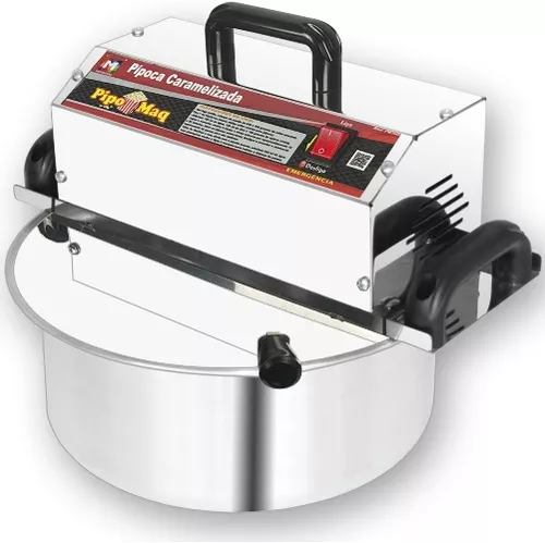 Pipoqueira com Mexedor Elétrico para Pipocas Gourmet - Bivolt